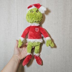 Aurora World Dr. Seuss The Grinch Plush 15900 16 inch Santa Christmas